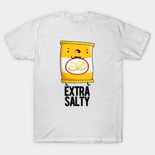 Extra Salty Funny Food Pun T-Shirt